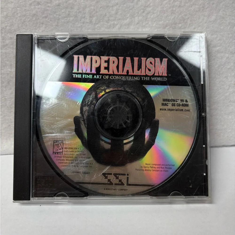 Imperialism: The Fine Art of Conquering the World (PC, 1997) Vintage EUC